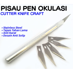 Pisau Okulasi Dengan 6 Mata Pisau Pisau Okulasi Dengan 6 Mata Pisau